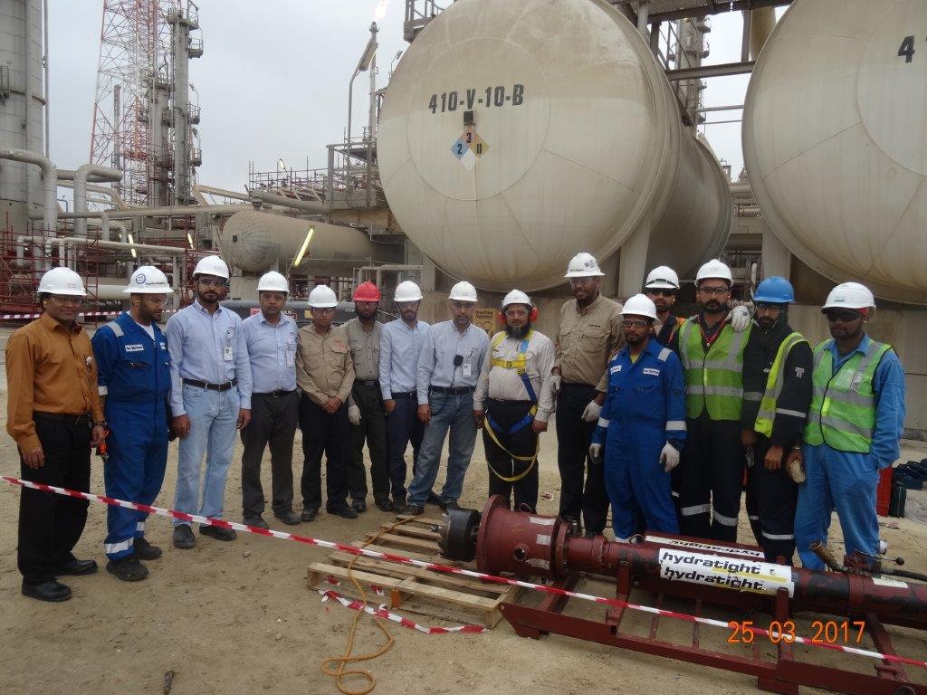 Online Welding in Sabic and API Joint Venture 08